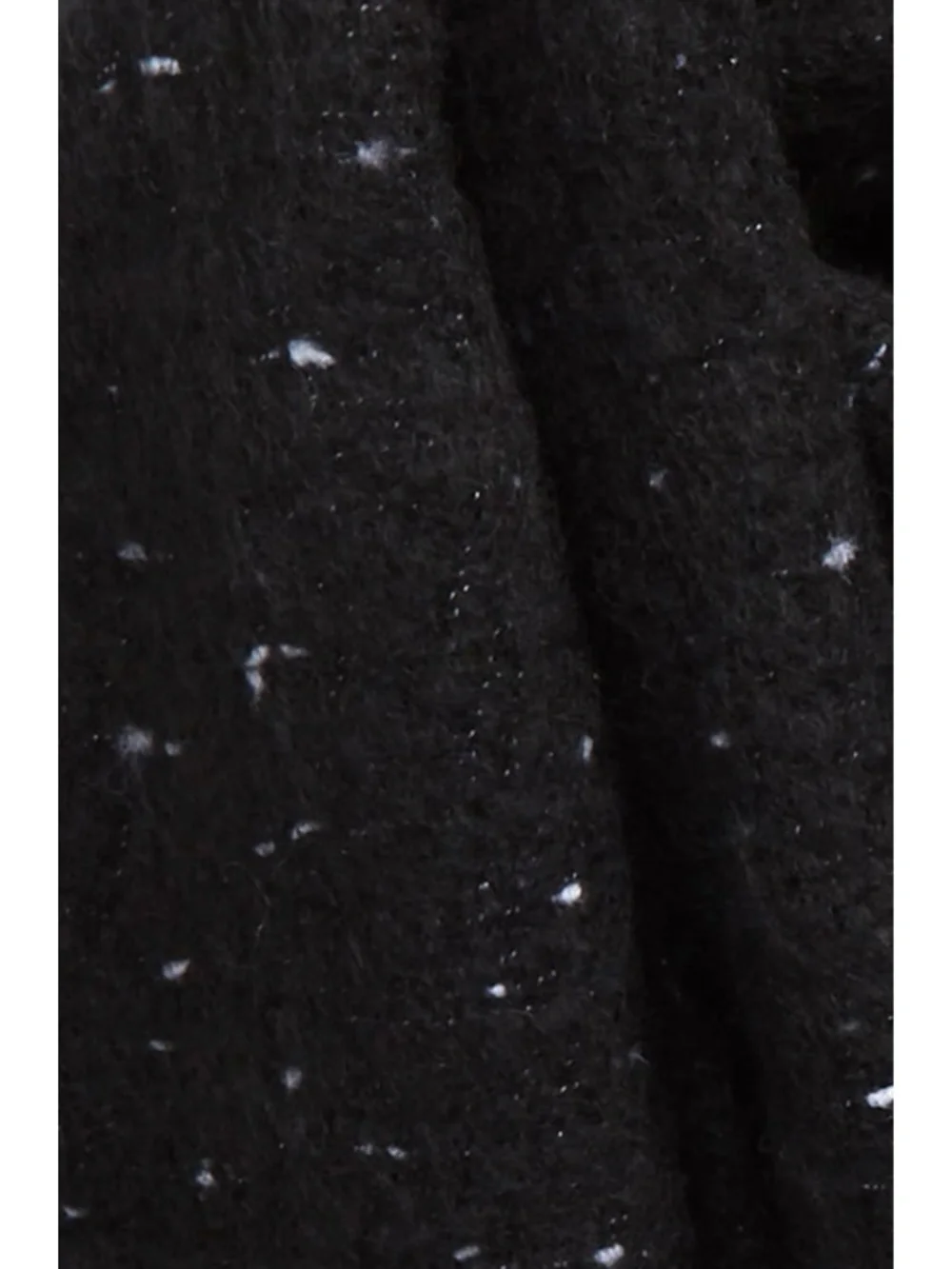 NEW Nordstrom BP Fringe Trim Muffler Scarf Black
